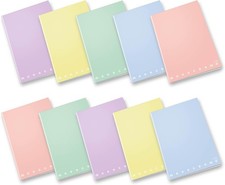 A4 Pastel Notebook Pack 10 –