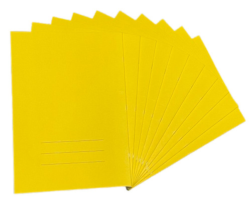 Yellow 10mm grid maths - a4,