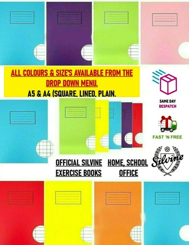 Silvine exercise books - silvine,