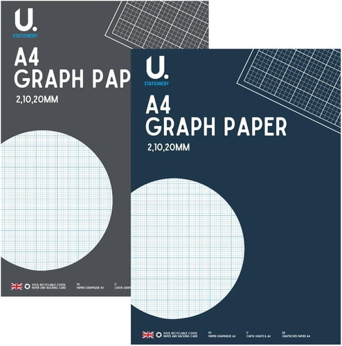 Graph paper pad 2mm grid - paper,