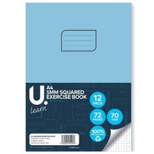 A4 Squared Exercise Book -