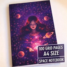 A4 Squared Notebook 100 Pages