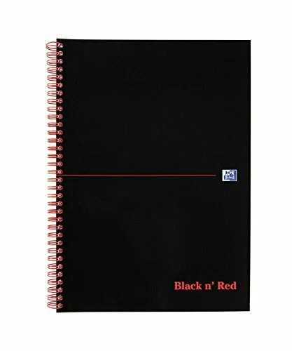 Oxford black red a4 - n',