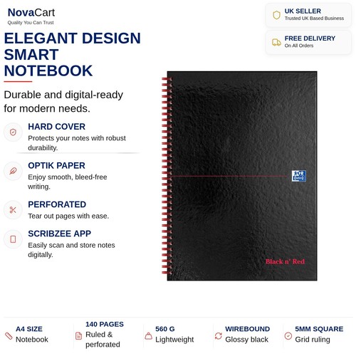 Square notebook 5mm grid - square,