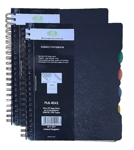 Subject notebook with 4 - subject,
