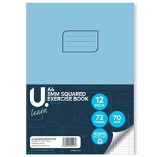 A4 Squared Exercise Book -