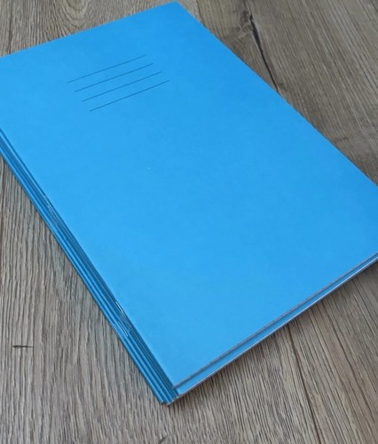 Blue squared paper maths - blue,