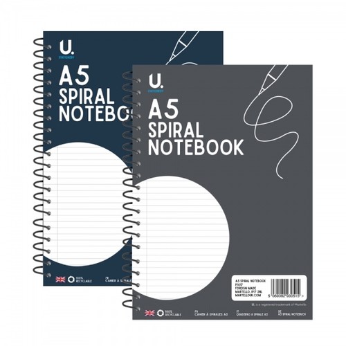 Spiral notepad ruled 144 - a5,