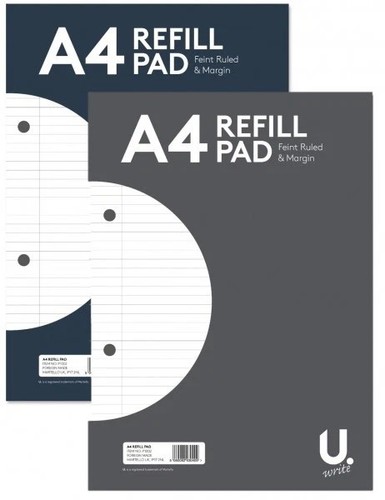 Refill note pad ruler - note,