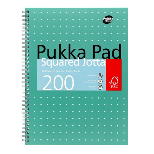 Pukka pad squared metallic - pad,
