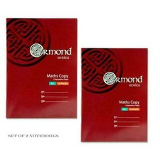 2 X Maths A4 Notebook Square