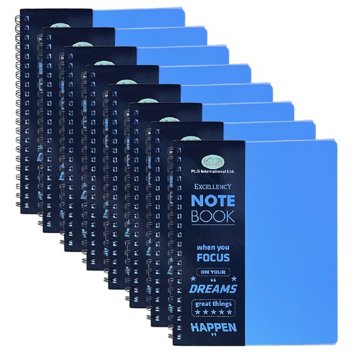 Pack a4 notebook spiral - of,