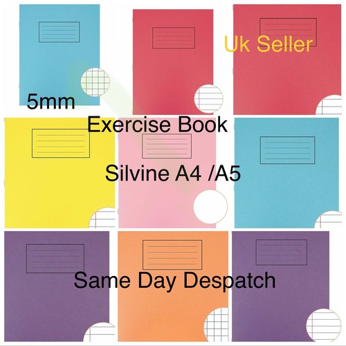 Silvine exercise books - a4,