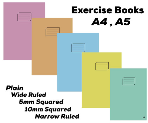 Exercise books school homework - books,
