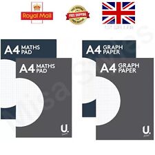 A4 MATHS PAD SQUARED GRAPH