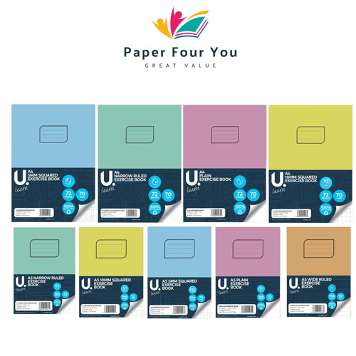 Exercise books 72 - a5,